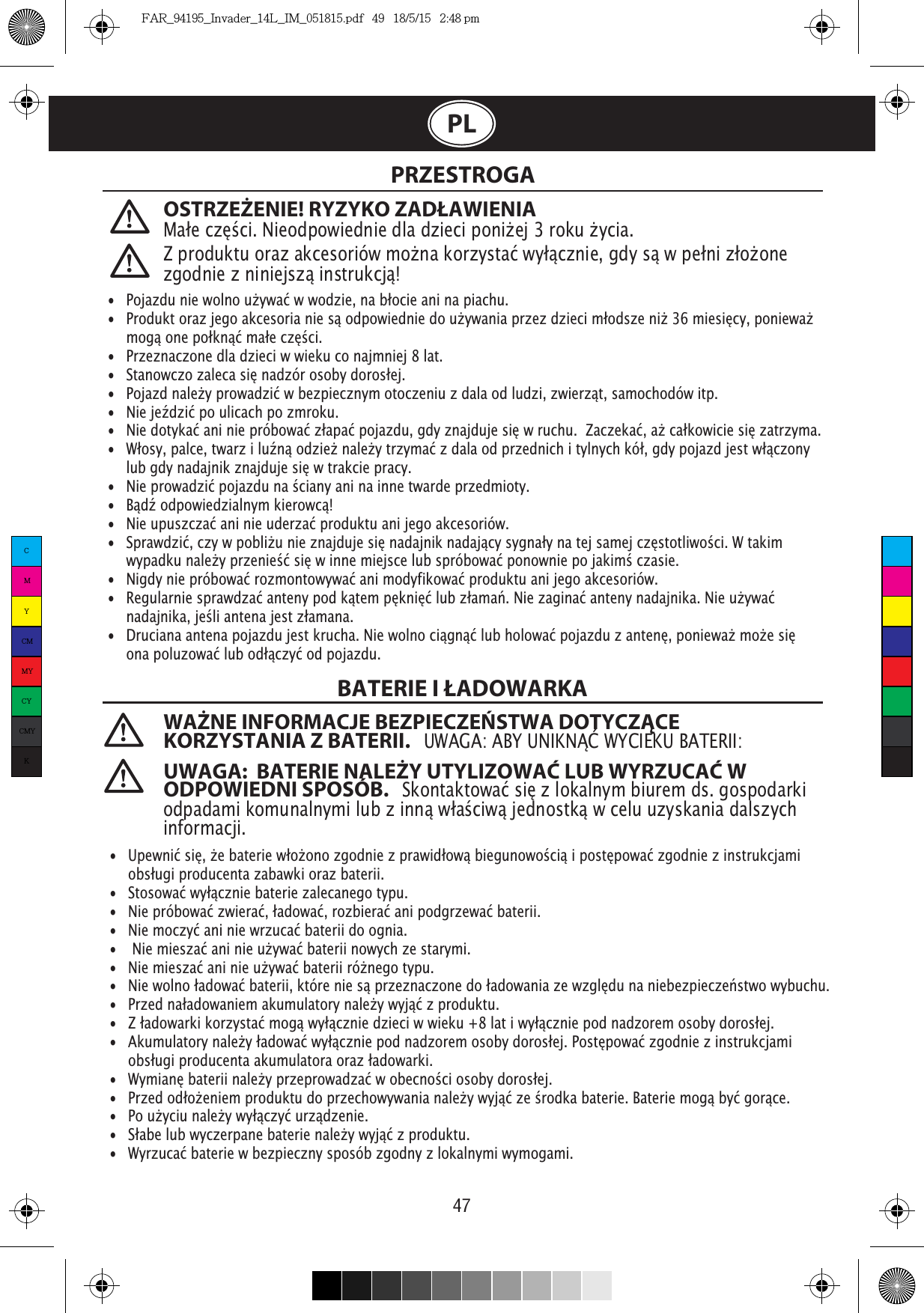 Toy State r24 2 4ghz Transceiver Car User Manual Far Invader 14l Im