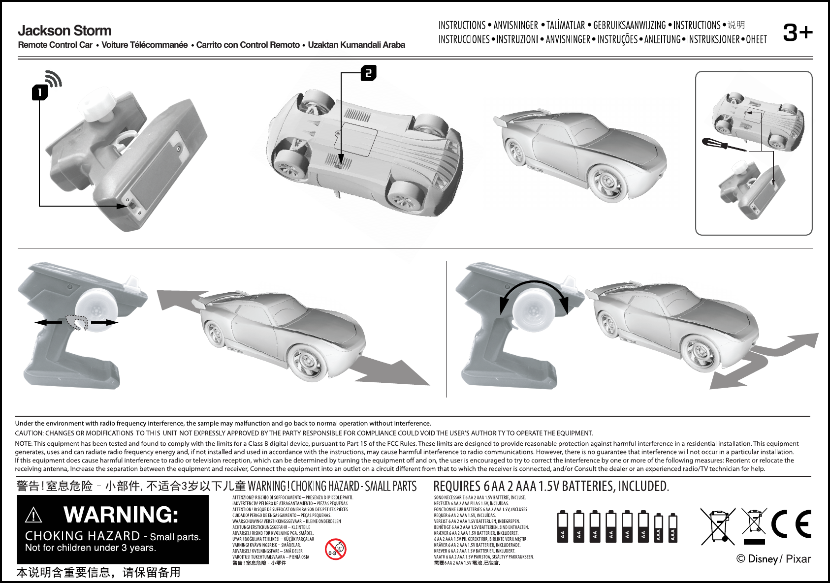 Jackson StormRemote Control Car Voiture Télécommanée Carrito con Control Remoto Uzaktan Kumandali Araba