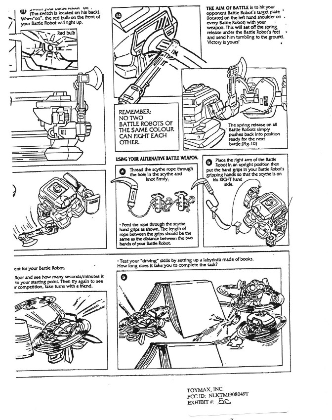 R/C Toy Robot Transmitter User Manual