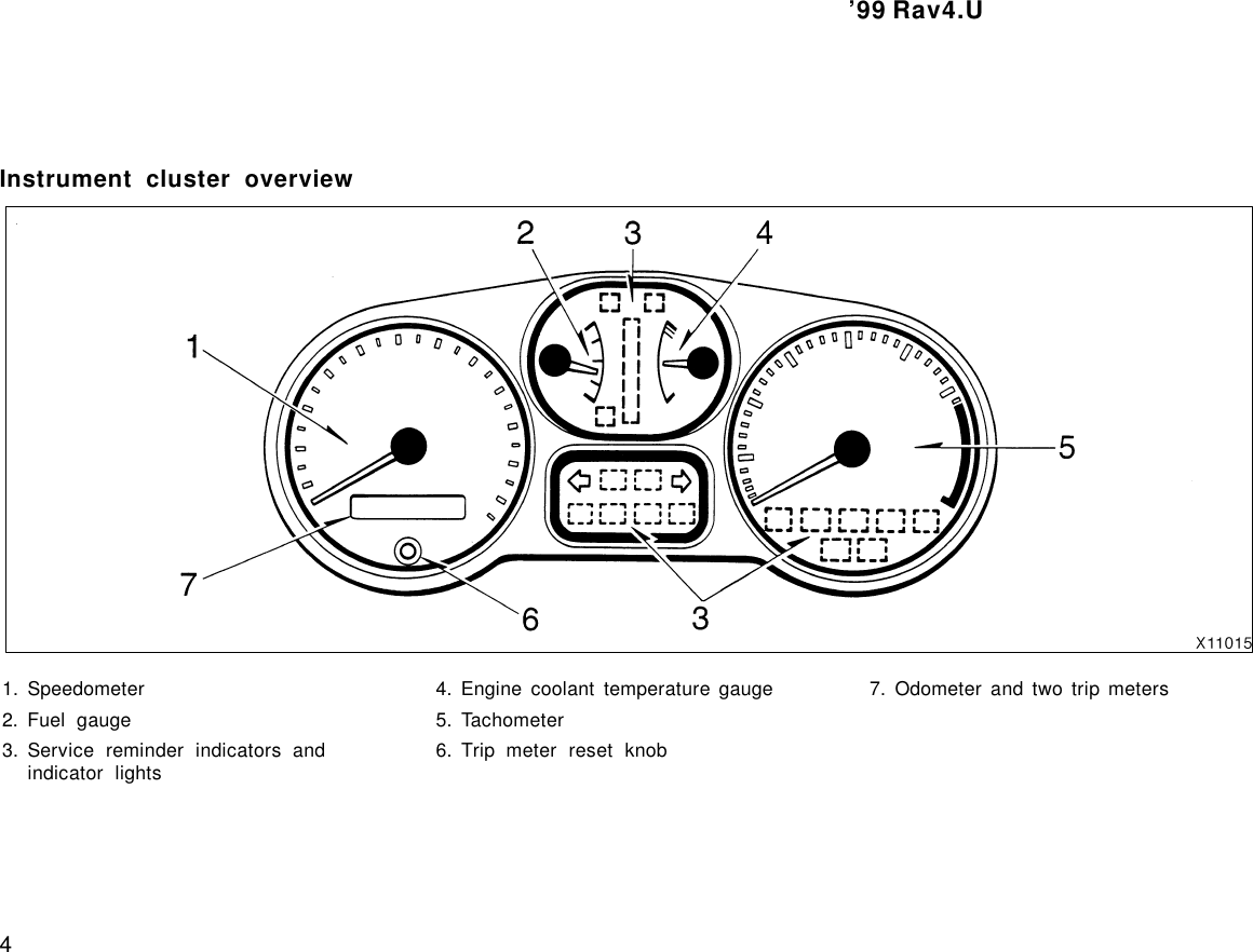 Page 4 of 6 - Toyota Toyota-1999-Toyota-Rav4-Owners-Manual-  Toyota-1999-toyota-rav4-owners-manual