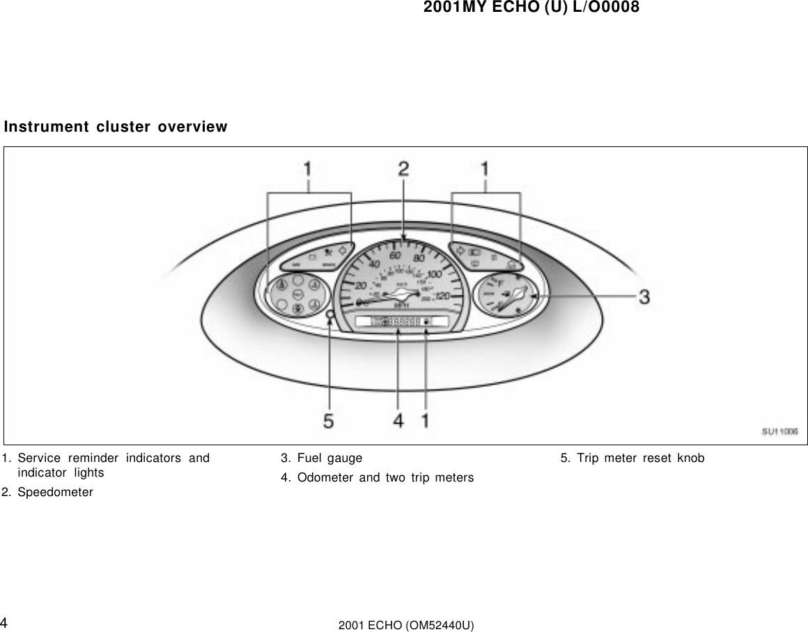 Page 4 of 6 - Toyota Toyota-2001-Toyota-Echo-Owners-Manual-  Toyota-2001-toyota-echo-owners-manual