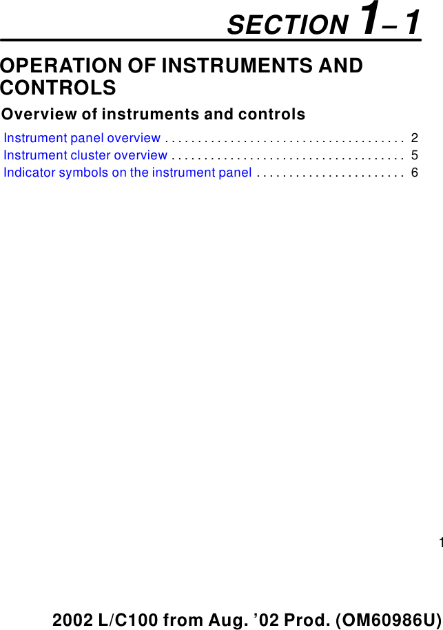 Page 1 of 8 - Toyota Toyota-2003-Toyota-Land-Cruiser-Owners-Manual-  Toyota-2003-toyota-land-cruiser-owners-manual