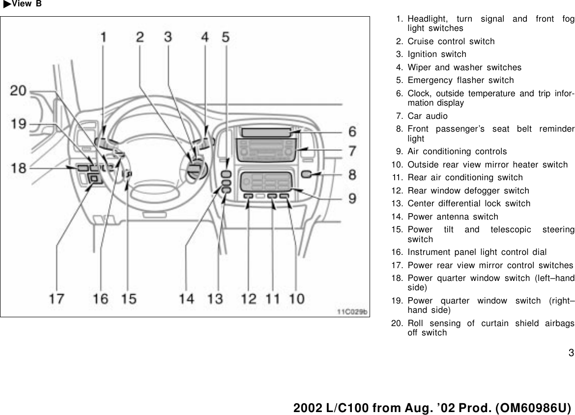 Page 3 of 8 - Toyota Toyota-2003-Toyota-Land-Cruiser-Owners-Manual-  Toyota-2003-toyota-land-cruiser-owners-manual