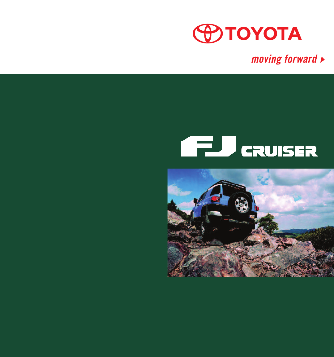 Toyota 2007 Fj Cruiser Reference Guide 4runner05 I