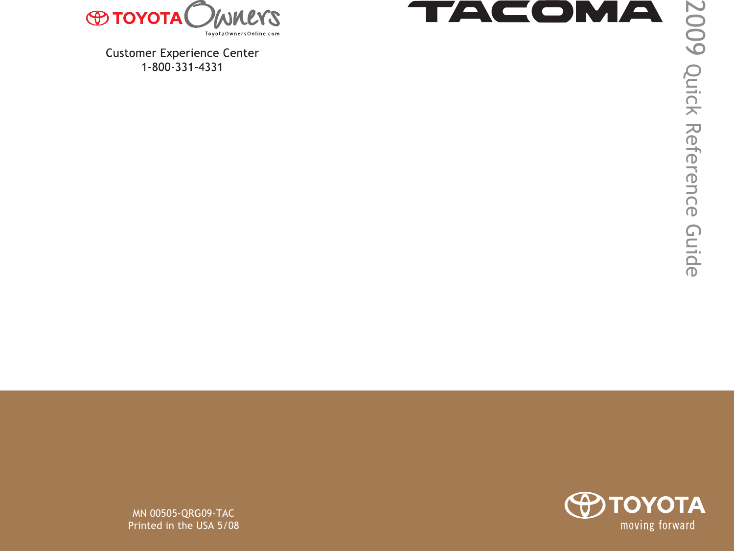 2009 TOYOTA TACOMA REPAIR MANUAL PDF visual data 7