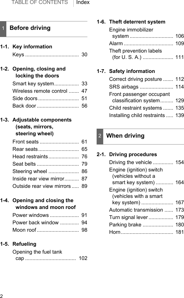 Toyota 2010 4Runner Owners Manual
