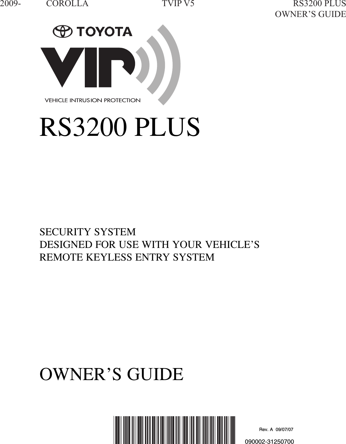 TOYOTA COROLLA 2013 USER MANUAL PDF visual data 7