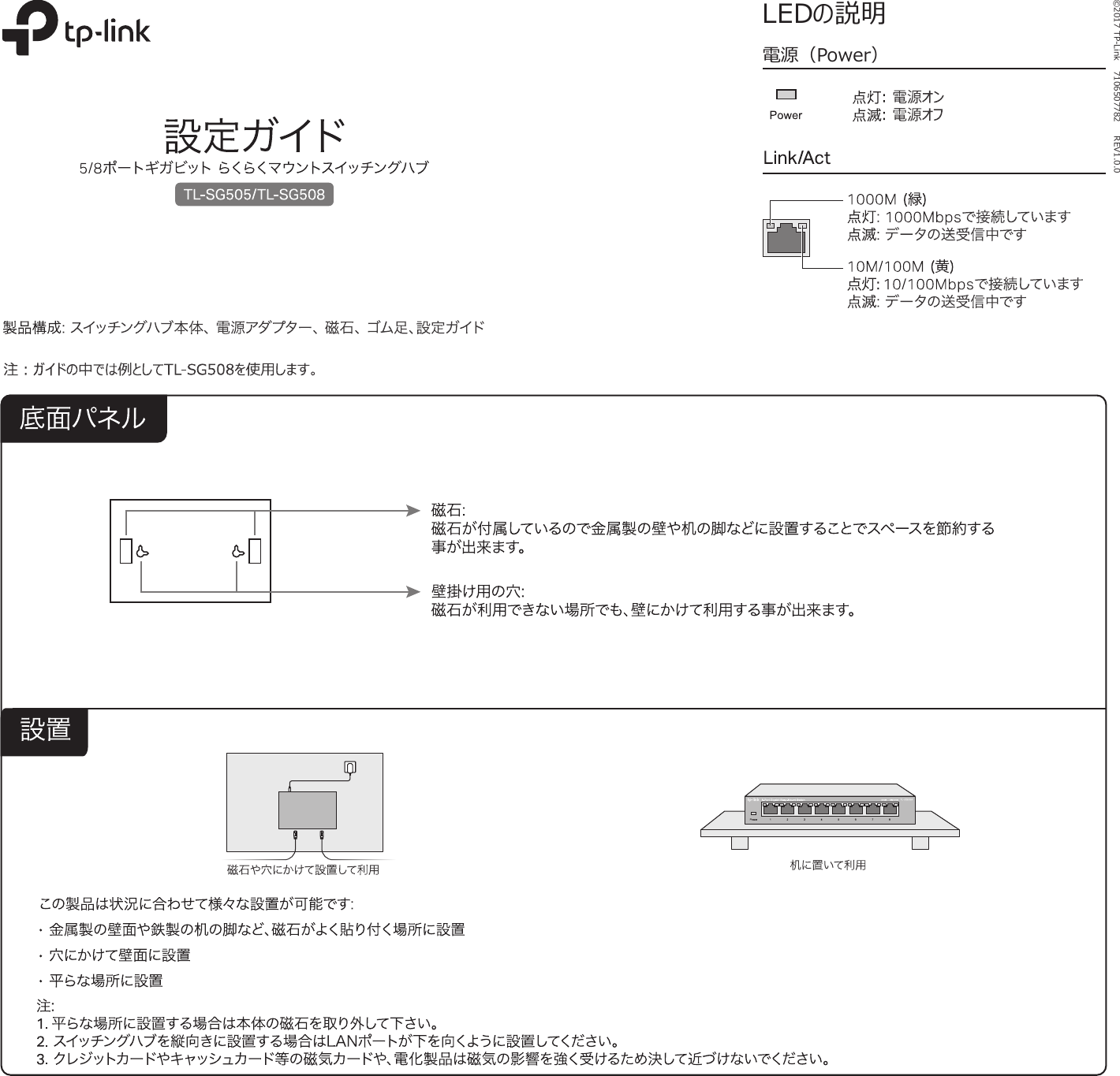 Page 1 of 2 - 7106507782_TL-SG508(JP)多机型  7106507782 TL-SG508SG505(JP) V1 IG
