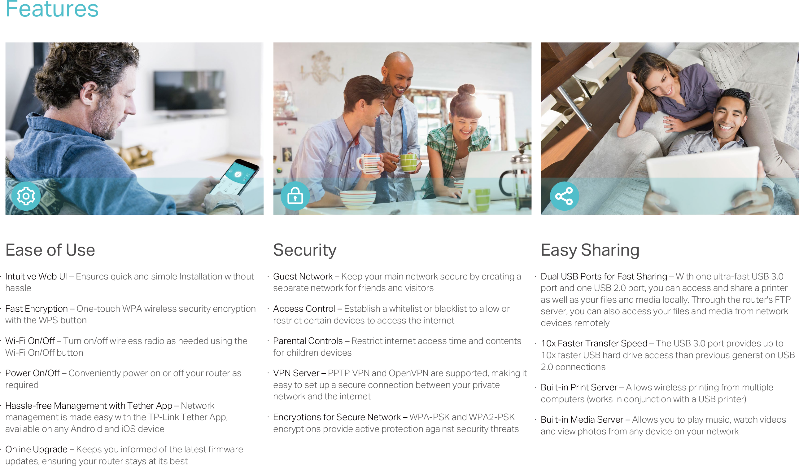 Page 5 of 7 - Archer A2300(US) Datasheet 1.0  V1