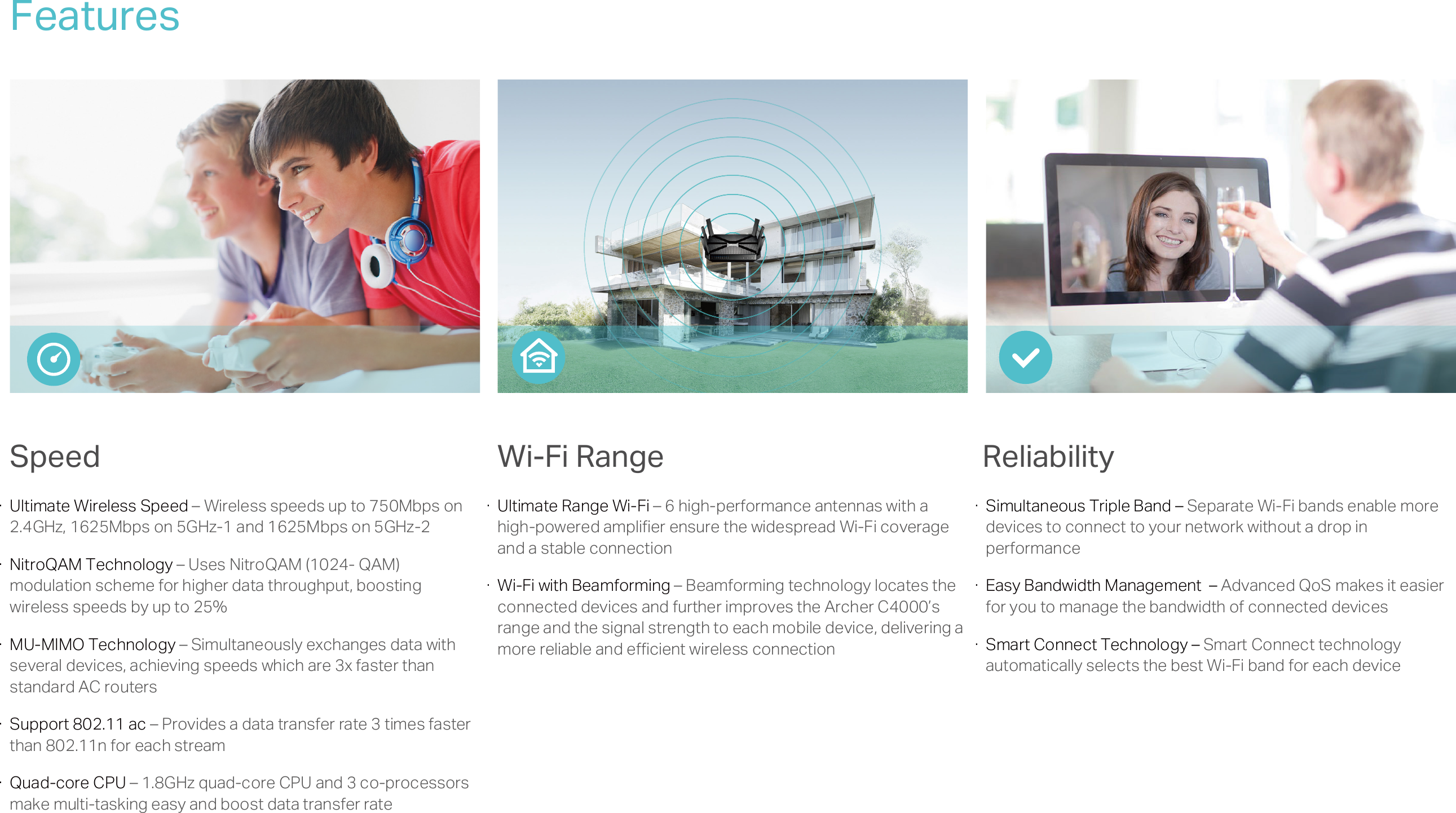 Page 4 of 7 - Archer C4000 Datasheet 2.0
