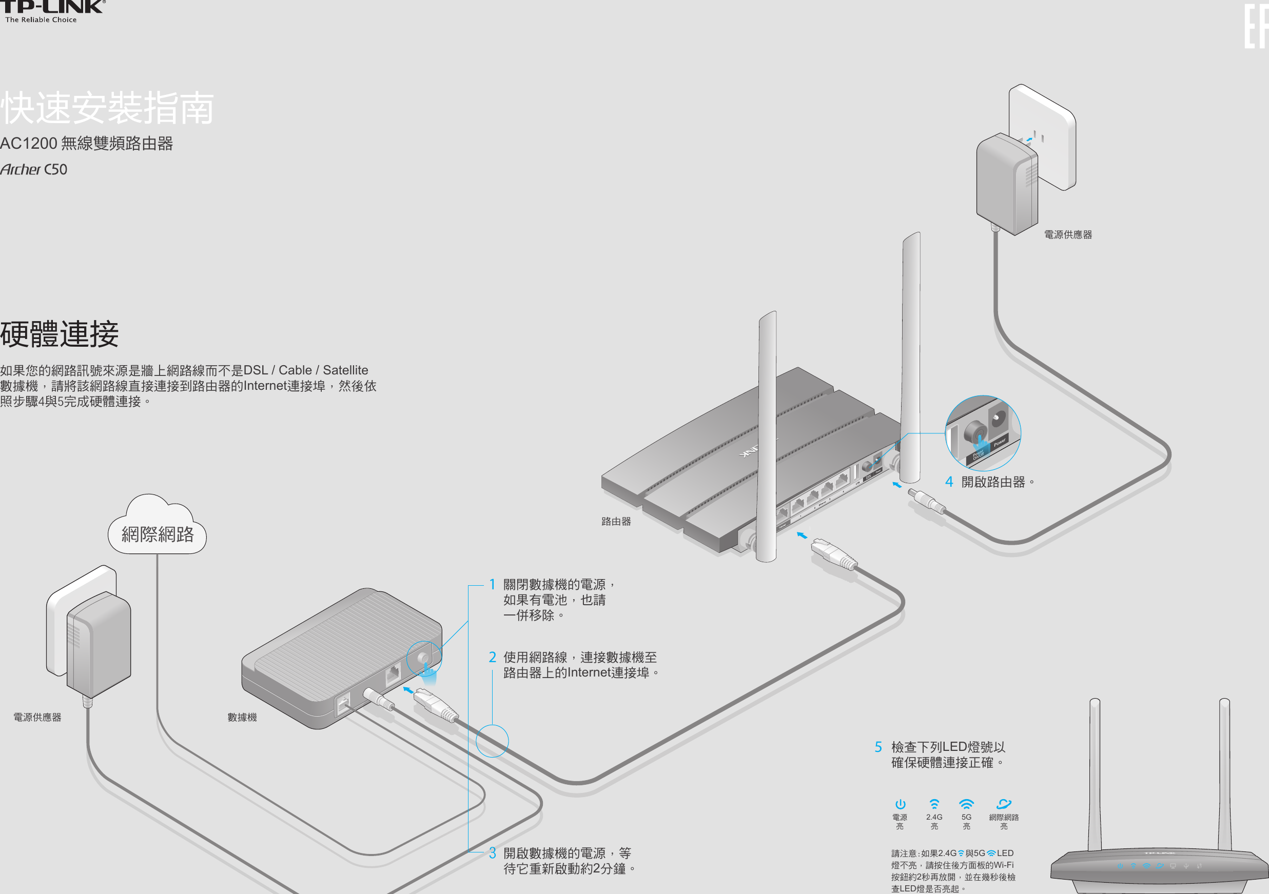 Page 1 of 2 - 7106506412_Archer C50(TW)_QIG_V1  Archer C50(TW) V1 QIG