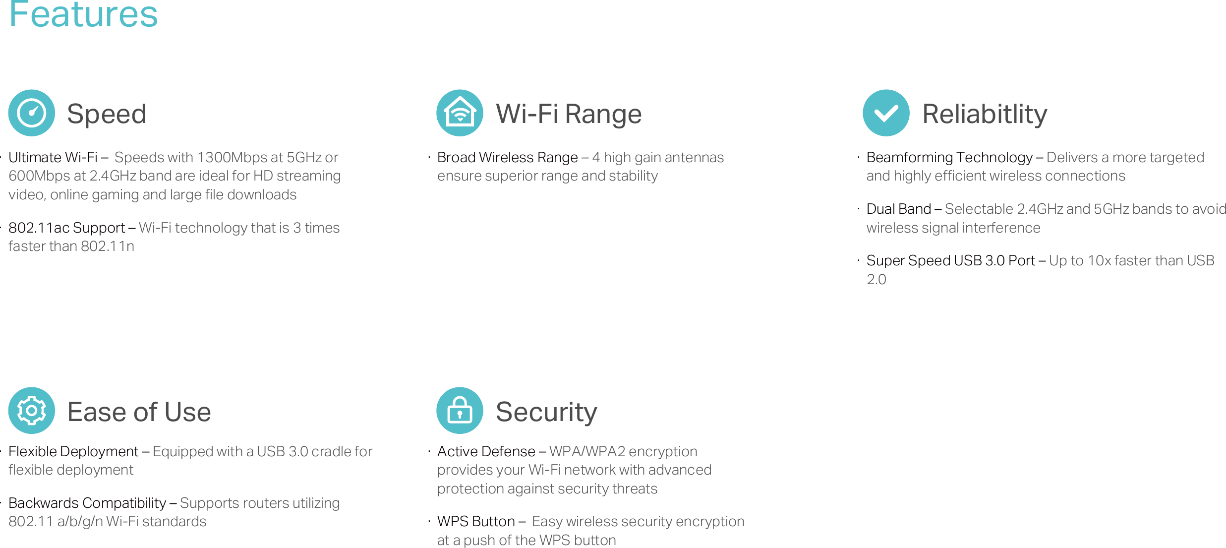 Page 3 of 4 - Archer T9UH(EU&US) V2 Datasheet