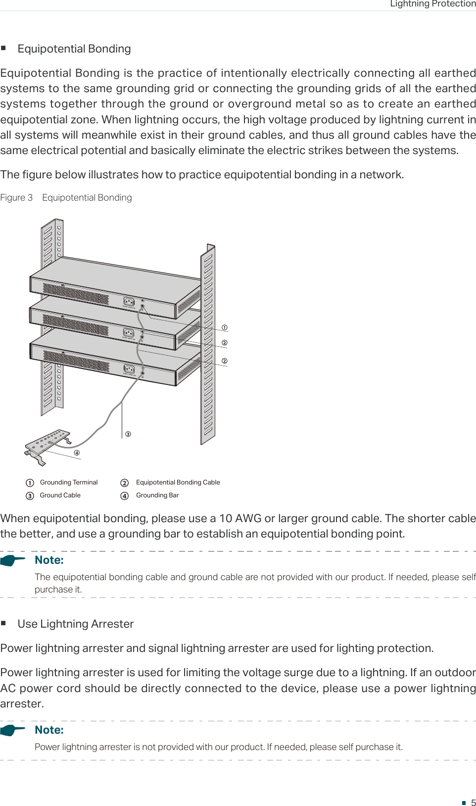 Page 7 of 8 - Jet Stream - Lightning Protection Guide For TP-Link Rack-mountable Devices
