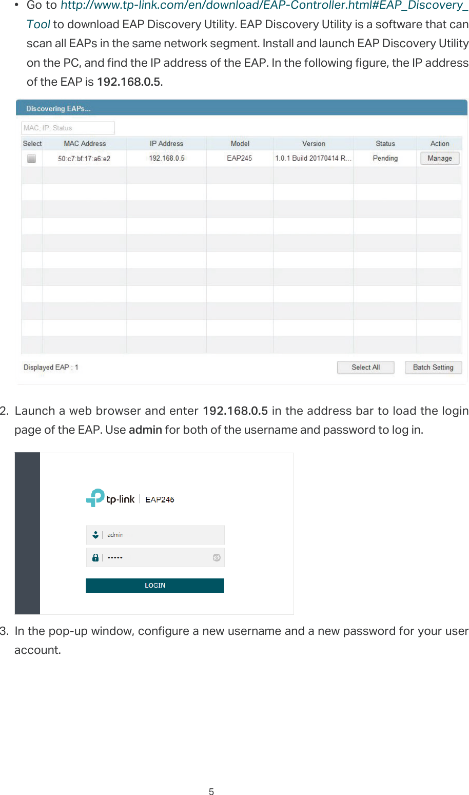 Page 6 of 10 - Quick Setup Guide For Standalone Omada Eaps