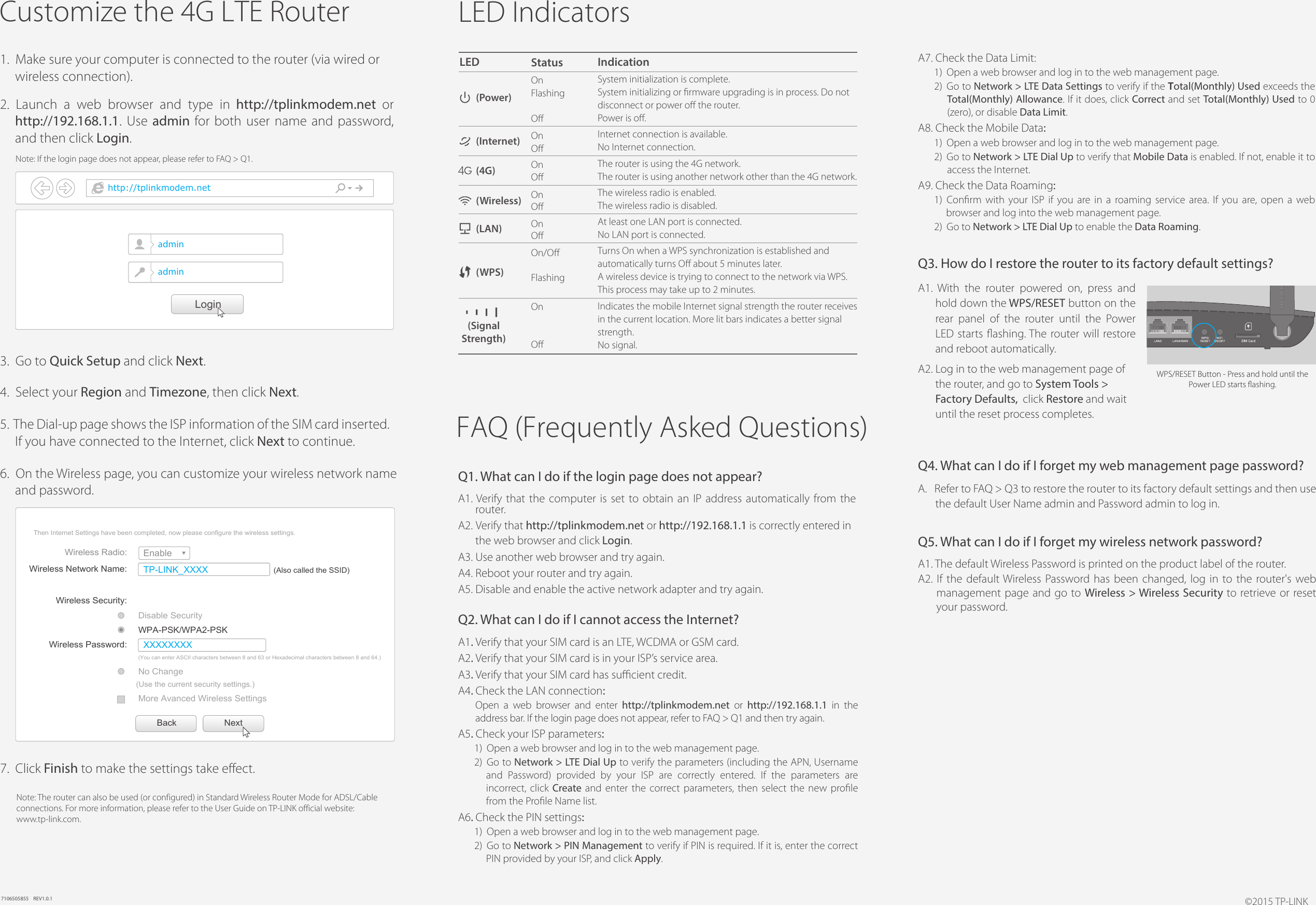 Page 2 of 2 - TL-MR6400 V1 QIG