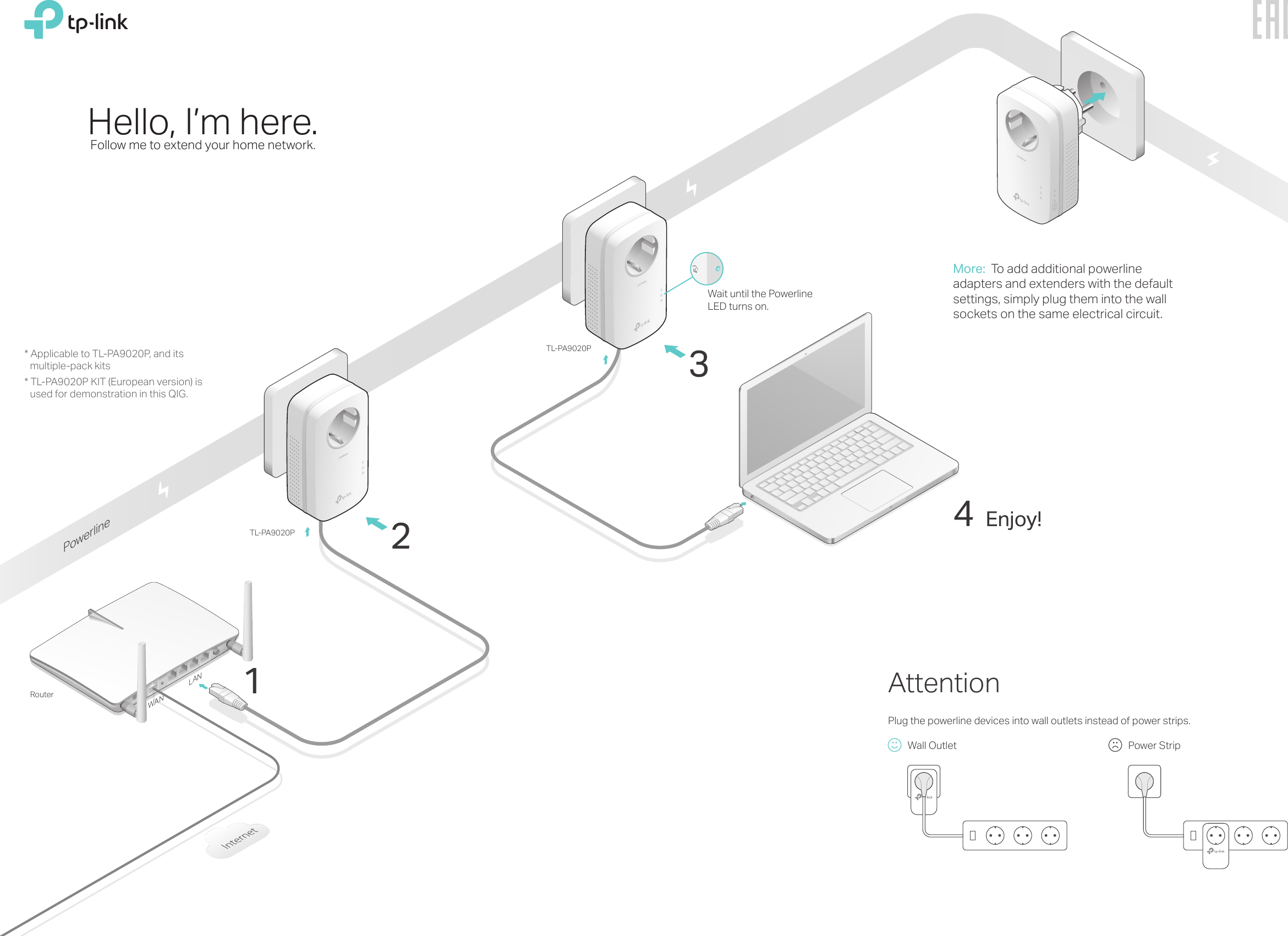 Page 1 of 2 - TL-PA9020P V2 Quick Installation Guide 1482302467838k
