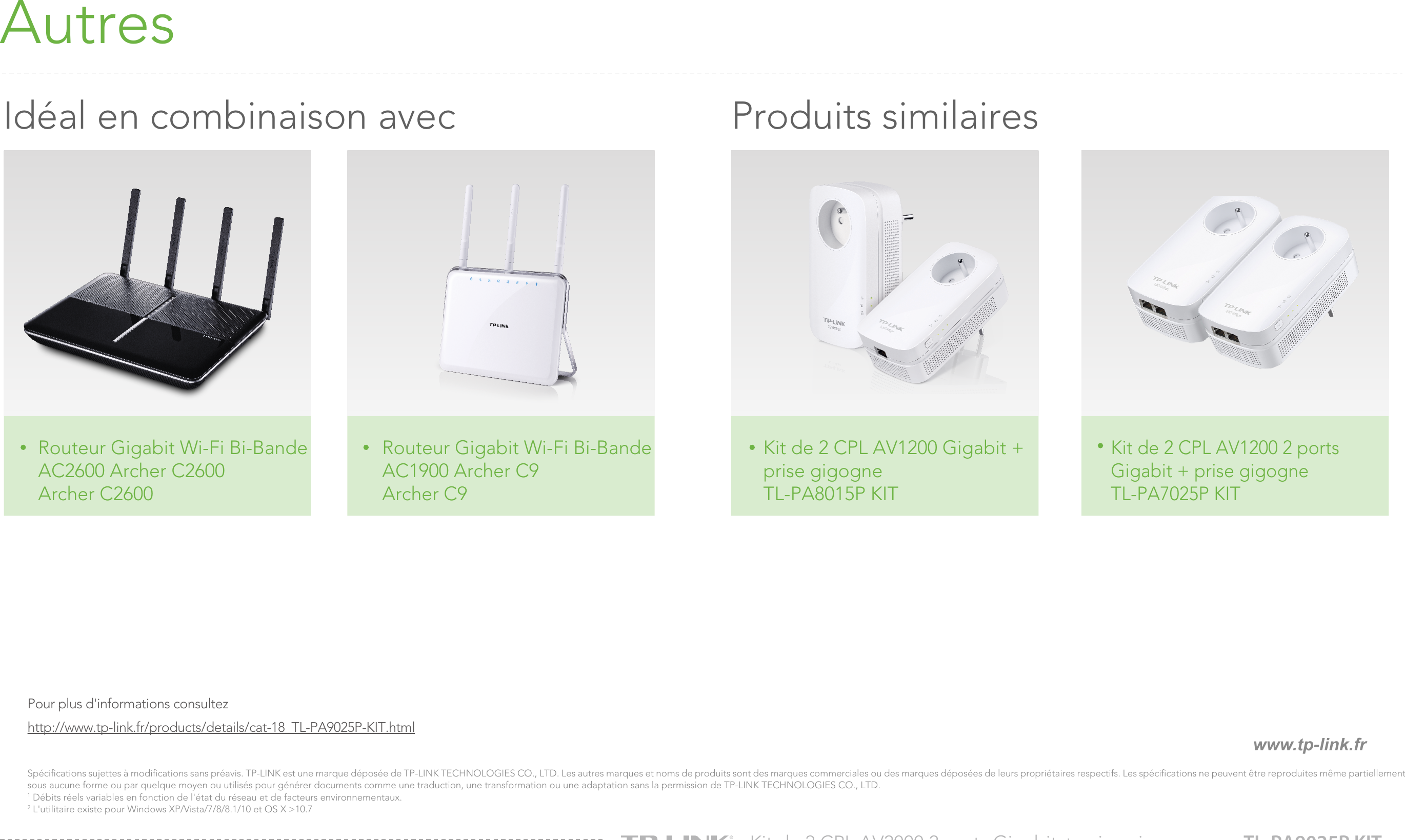 Page 6 of 6 - TL-PA9025P KIT(FR)_datasheet  KIT V1 Datasheet FR