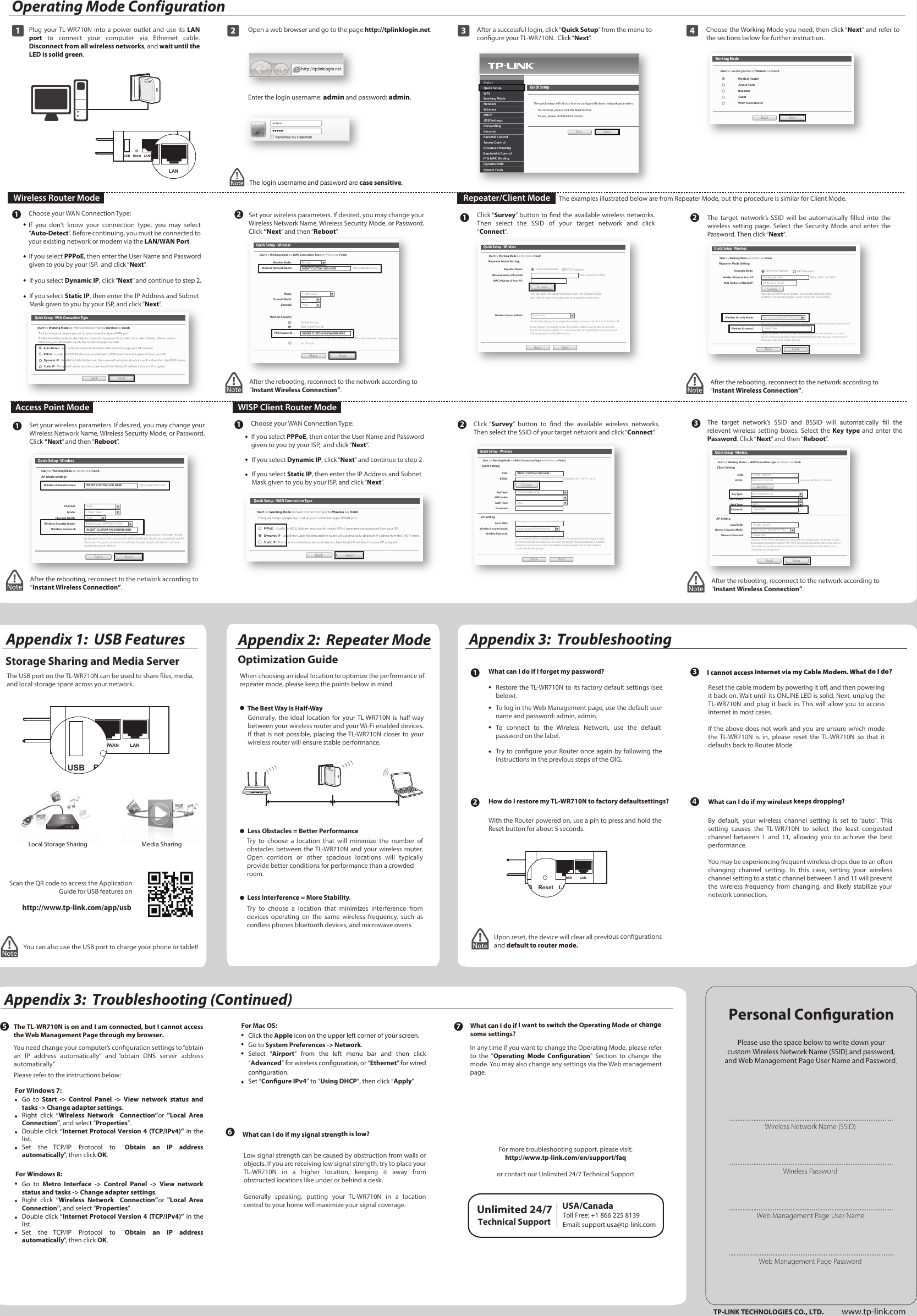 Page 2 of 2 - 7106506170_TL-WR710N(US)_QIG_V1_A  TL-WR710N(US) V1 QIG