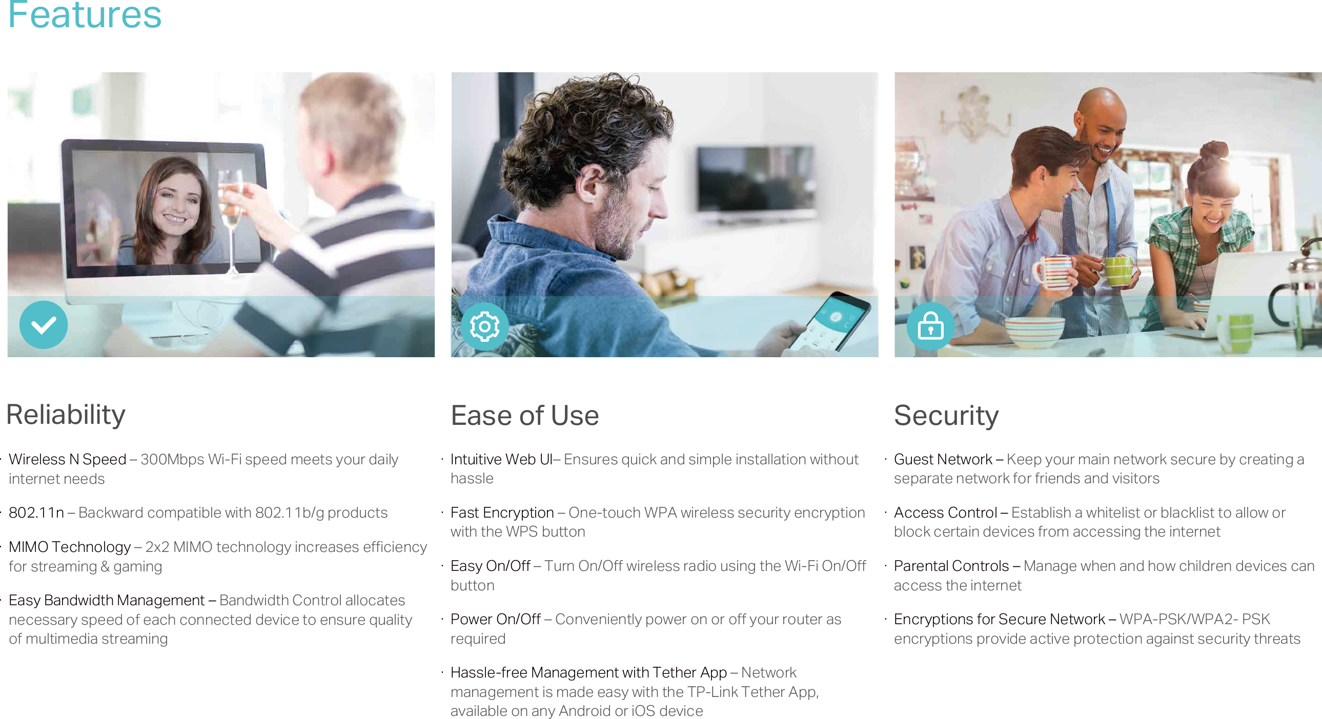 Page 3 of 5 - TL-WR845N(EU)(US) V3 Datasheet