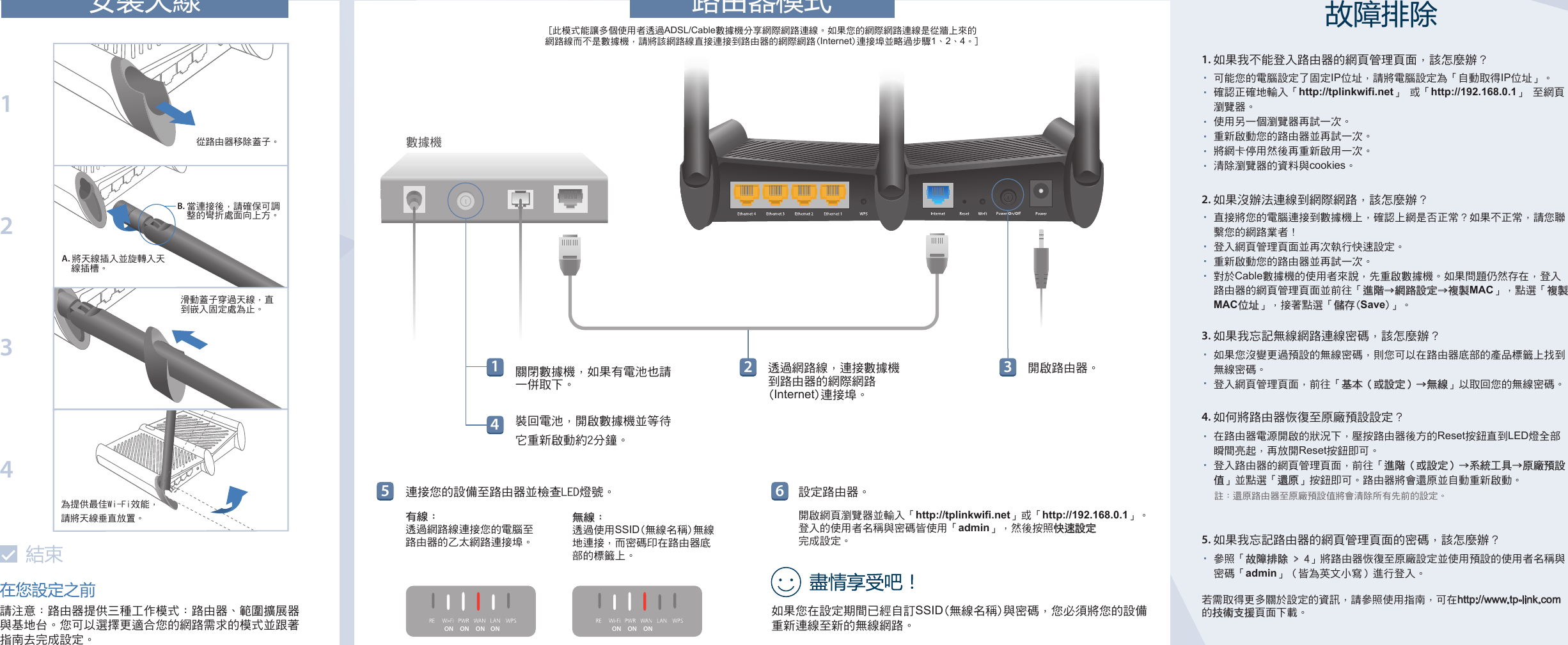 Page 2 of 2 - 7106506349TL-WR941(TW)1.0_QIG_V1  TL-WR941HP(TW) V1 QIG 1472362087464z