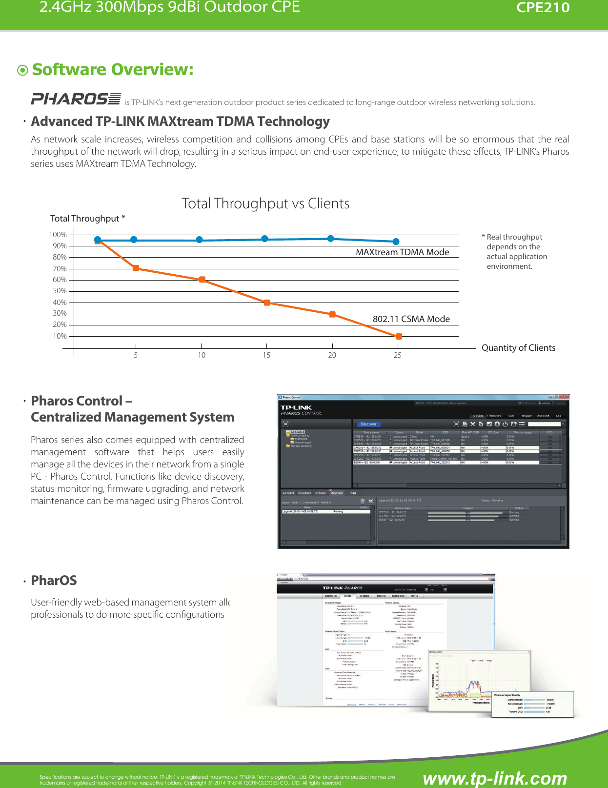 Page 3 of 6 - Tp-Link Tp-Link-Cpe210-Data-Sheet- CPE210_V1_Datasheet  Tp-link-cpe210-data-sheet