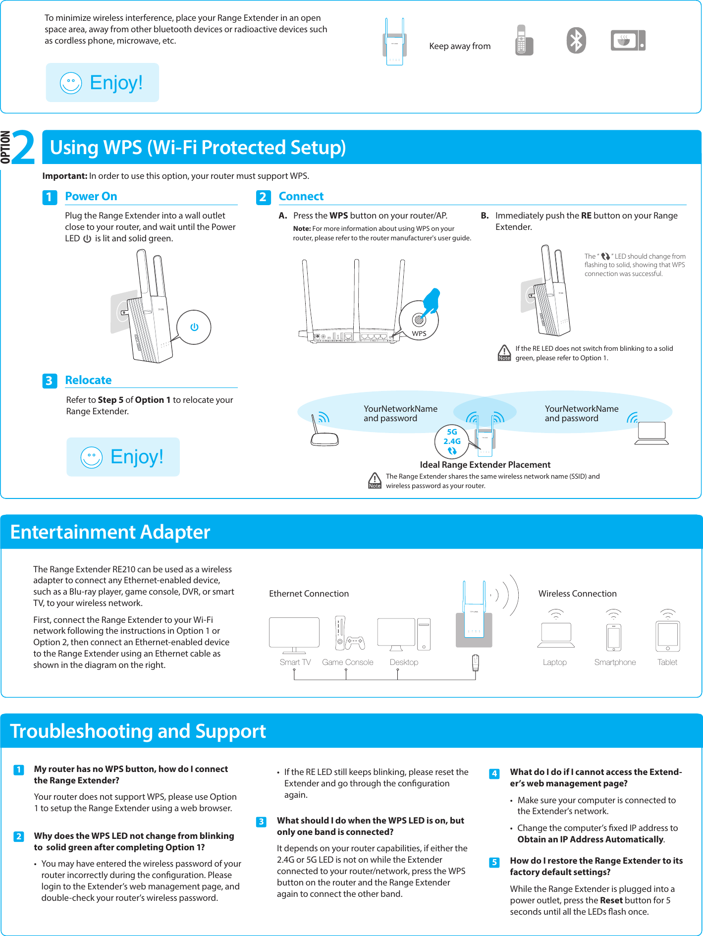 Page 2 of 2 - Tp-Link Tp-Link-Re210-Quick-Installation-Guide- 7106505149_RE210(US)_QIG_V1  Tp-link-re210-quick-installation-guide