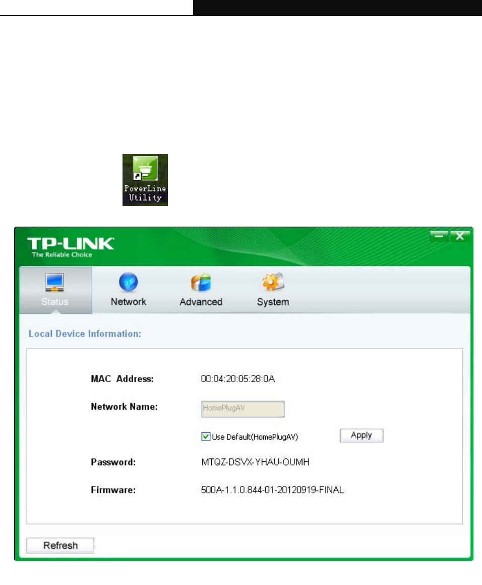tp link powerline utility local device hasnt been connected