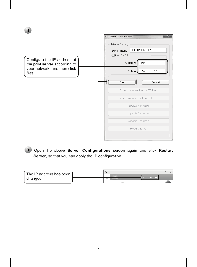 Page 4 of 9 - Tp-Link Tp-Link-Tl-Ps310U-V2-Quick-Installation-Guide-  Tp-link-tl-ps310u-v2-quick-installation-guide