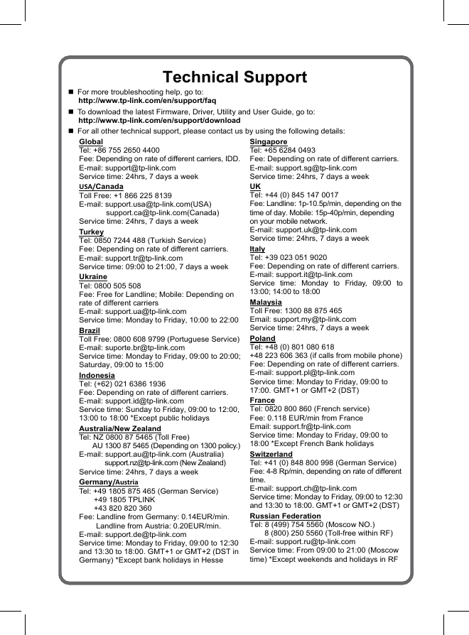 Page 9 of 9 - Tp-Link Tp-Link-Tl-Ps310U-V2-Quick-Installation-Guide-  Tp-link-tl-ps310u-v2-quick-installation-guide