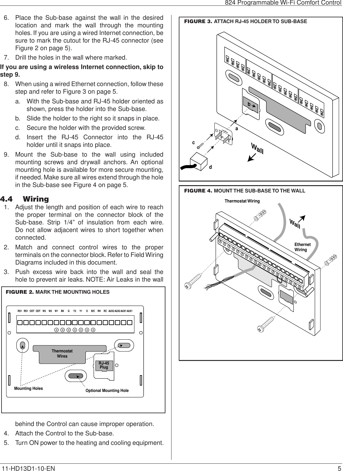 Page 45 of Trane US CONT8243 Color Touchscreen Wi-Fi User Manual 