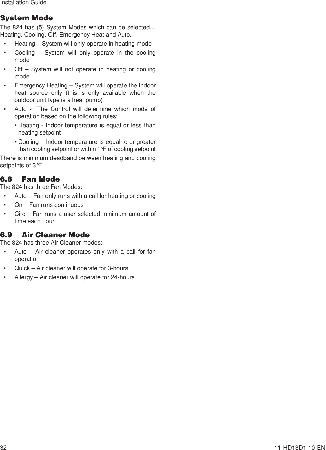 Page 72 of Trane US CONT8243 Color Touchscreen Wi-Fi User Manual 