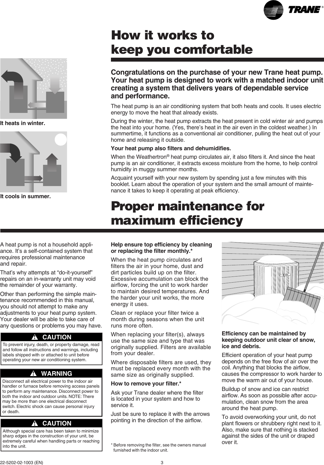 Page 3 of 6 - Trane Trane-2Twb0-Um-2-Users-Manual- 22_5202_02_kit.p65  Trane-2twb0-um-2-users-manual