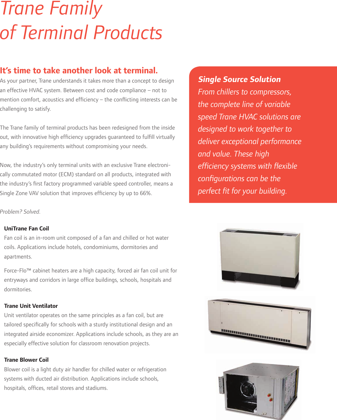 Page 2 of 8 - Trane Trane-Huvc-Horizontal-Classroom-Unit-Ventilator-Brochure-  Trane-huvc-horizontal-classroom-unit-ventilator-brochure