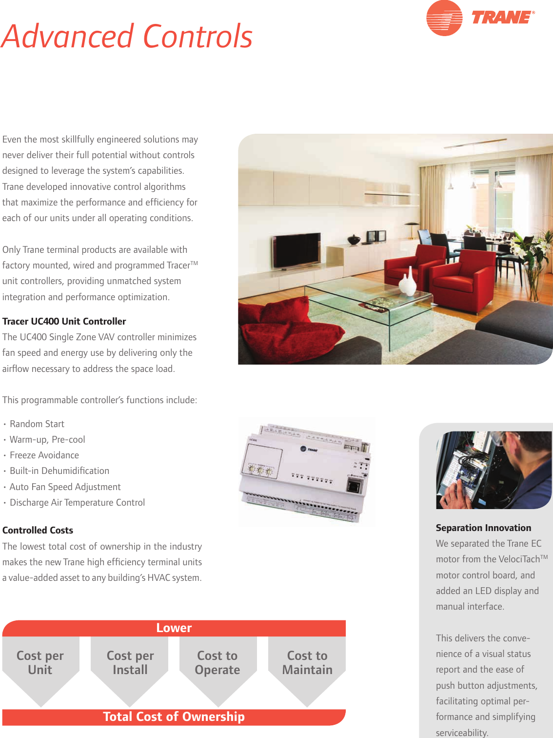 Page 5 of 8 - Trane Trane-Huvc-Horizontal-Classroom-Unit-Ventilator-Brochure-  Trane-huvc-horizontal-classroom-unit-ventilator-brochure