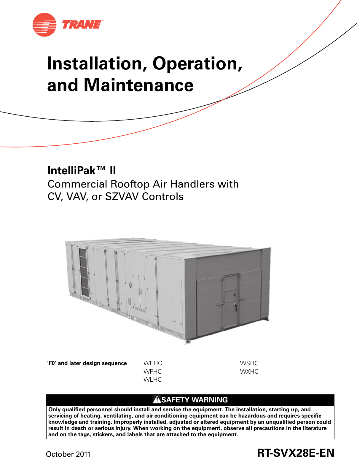 Trane Intellipak Wiring Diagram - Complete Wiring Schemas