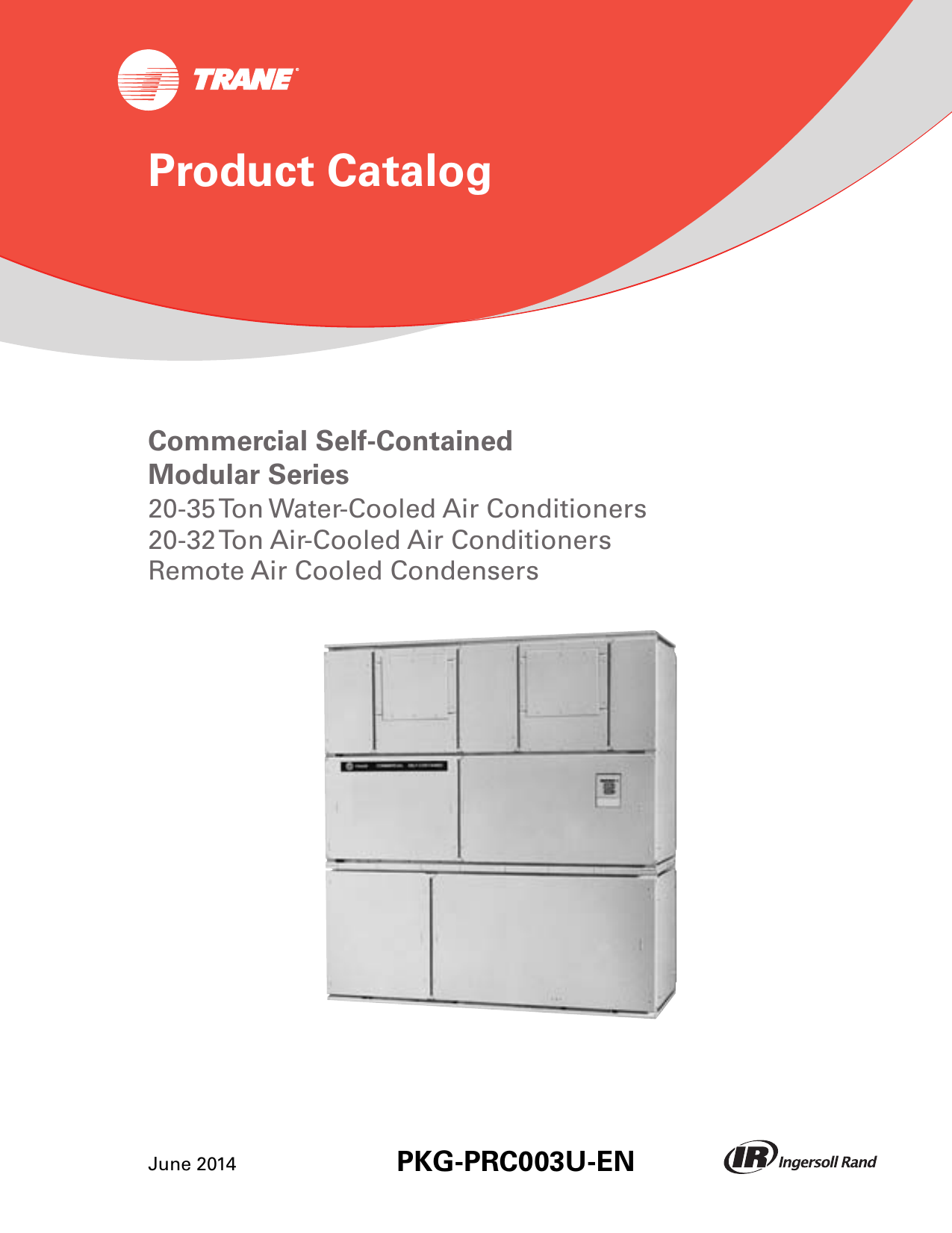 Trane Modular 20 To 35 Tons Catalogue PKG PRC003U EN (06/2014)