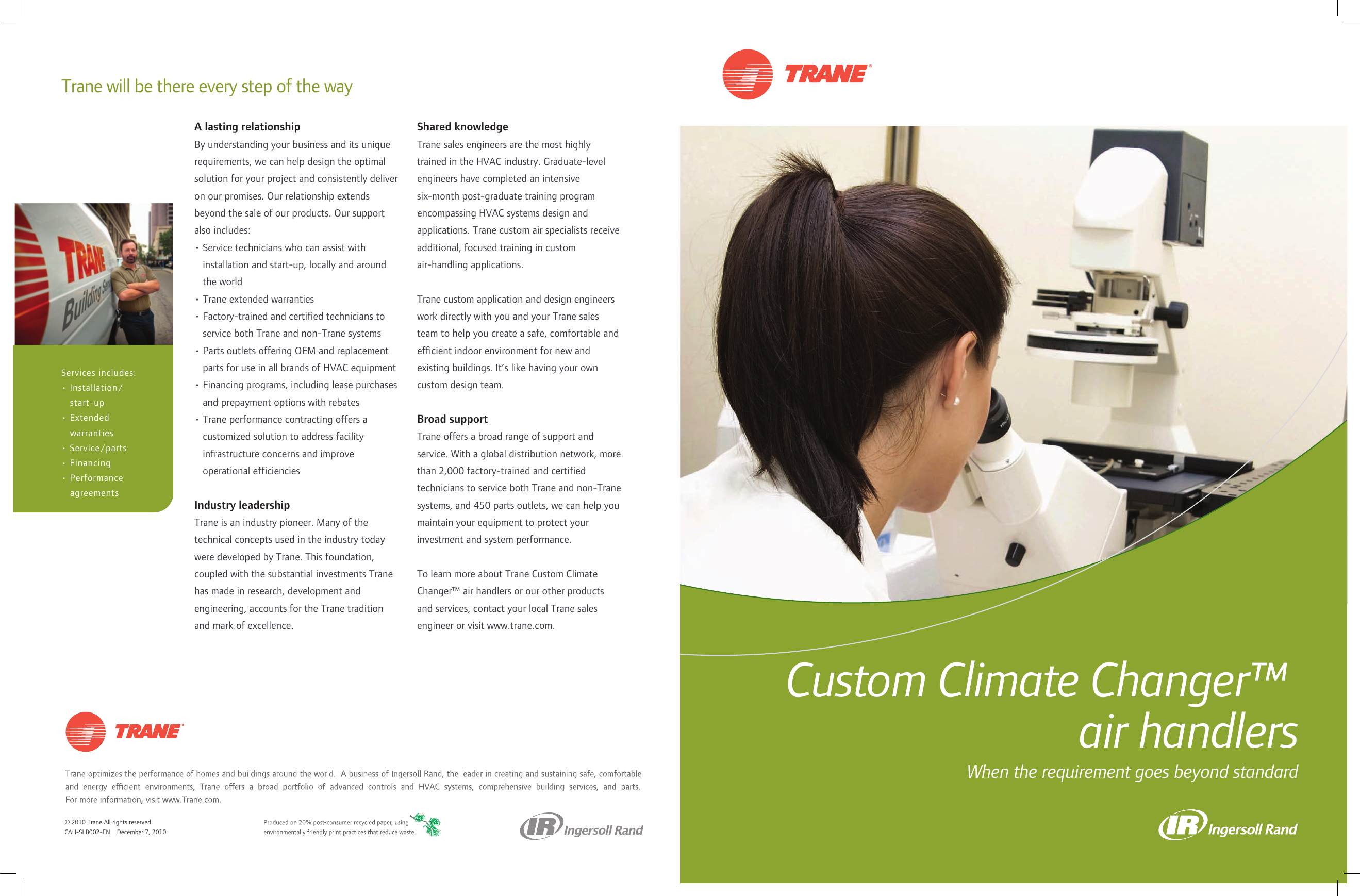 Page 4 of 4 - Trane Trane-Performance-Air-Handlers-Brochure-  Trane-performance-air-handlers-brochure