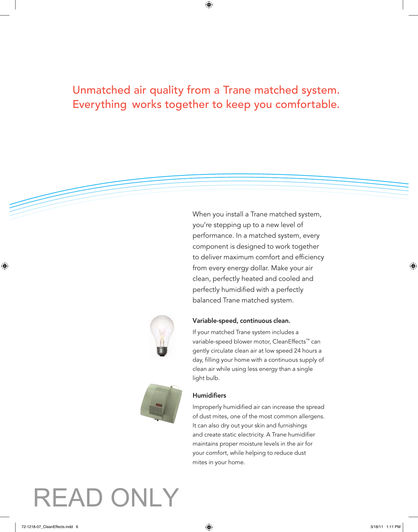 Page 6 of 8 - Trane Trane-Trane-Cleaneffects-Owner-S-Manual