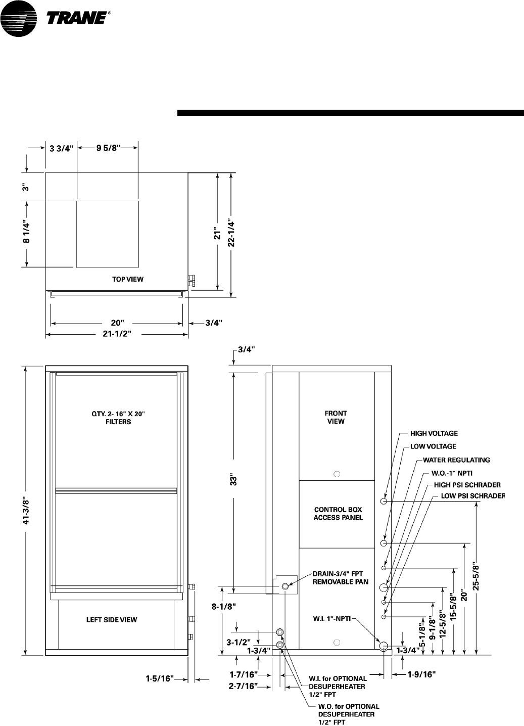 Trane Wphf Users Manual WSHP SVX04A EN