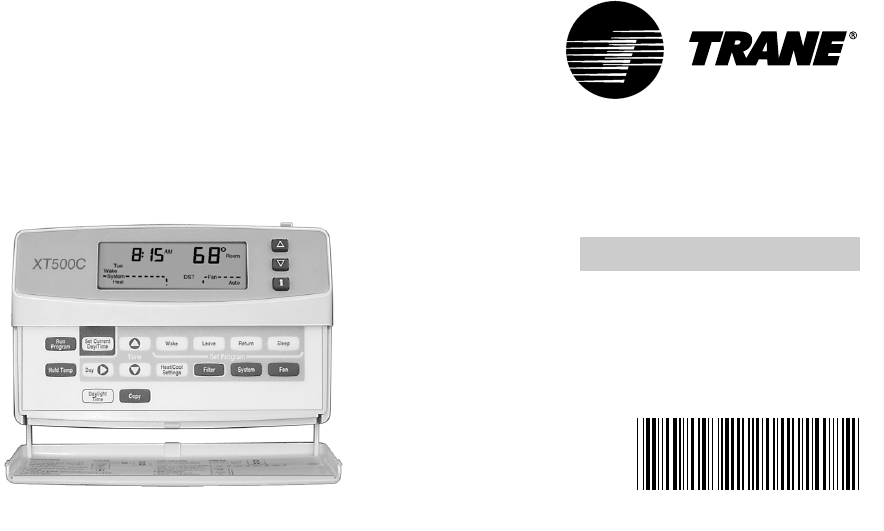 Trane Xt500c Thermostat Wiring Diagram - Wiring Diagram