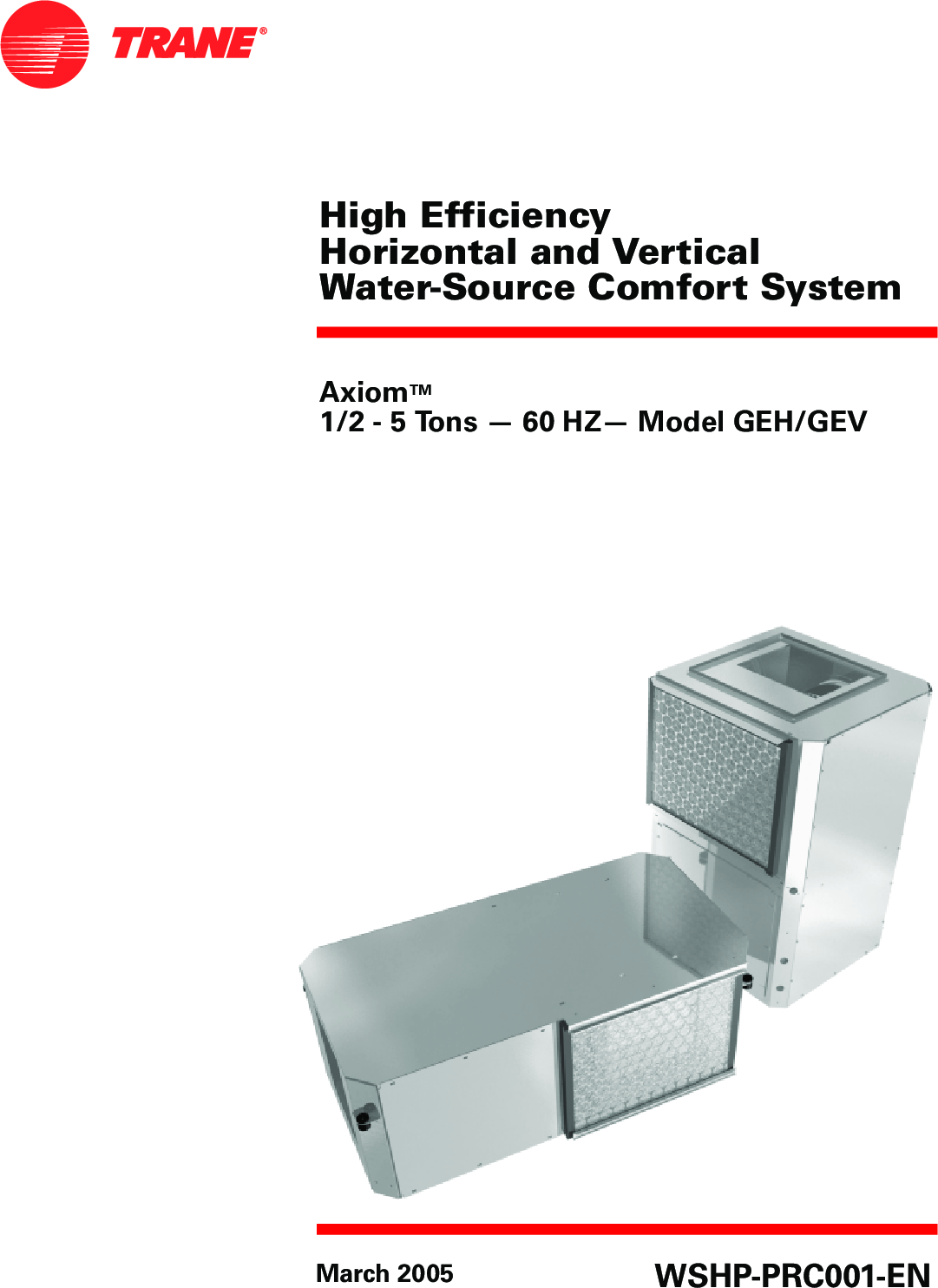 Trane WSHP PRC001 EN User Manual To The 2cccaa90 fb9c 41dc 99ed