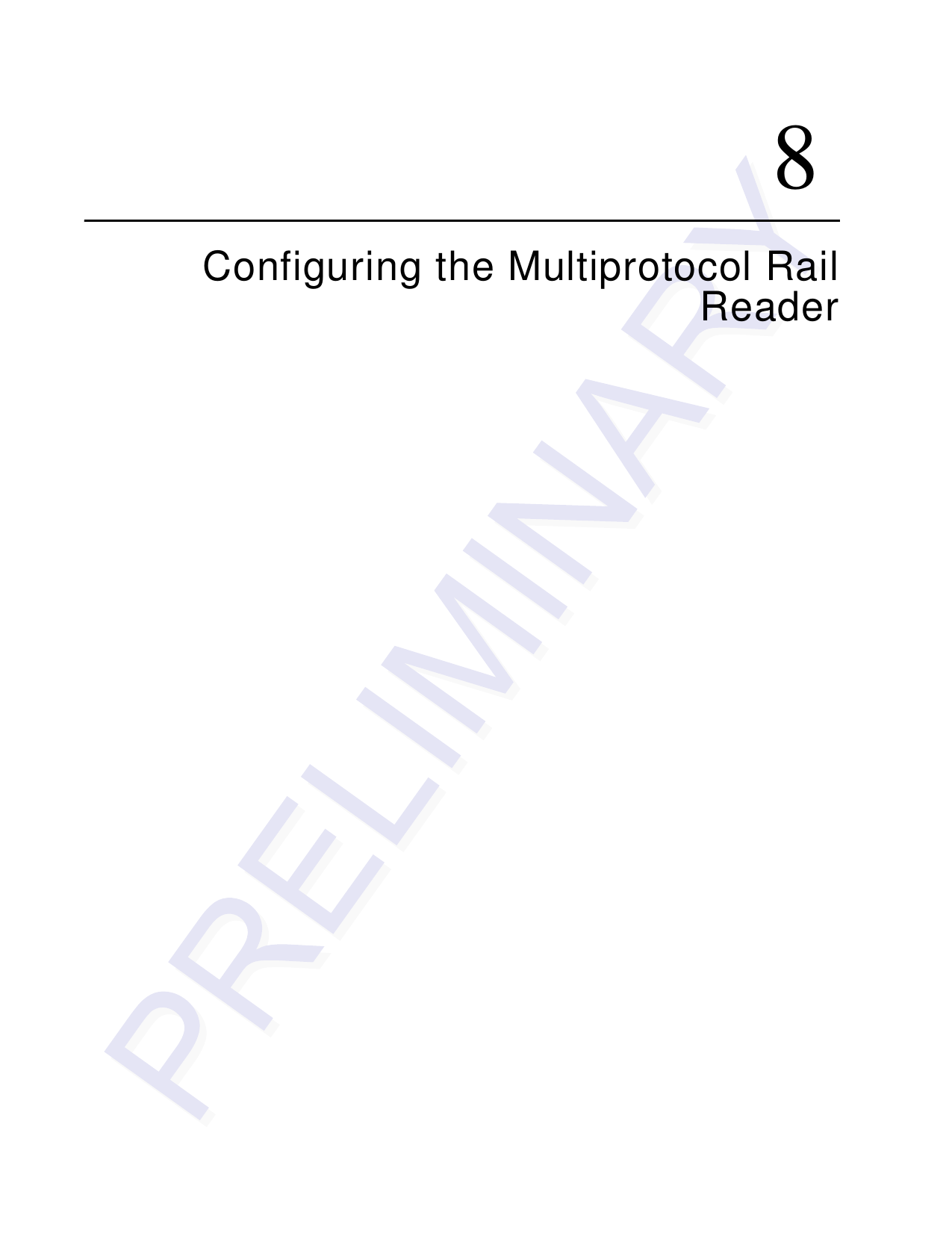 8Configuring the Multiprotocol RailReader