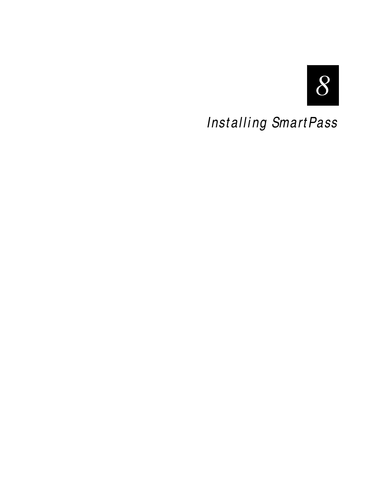  8Installing SmartPass
