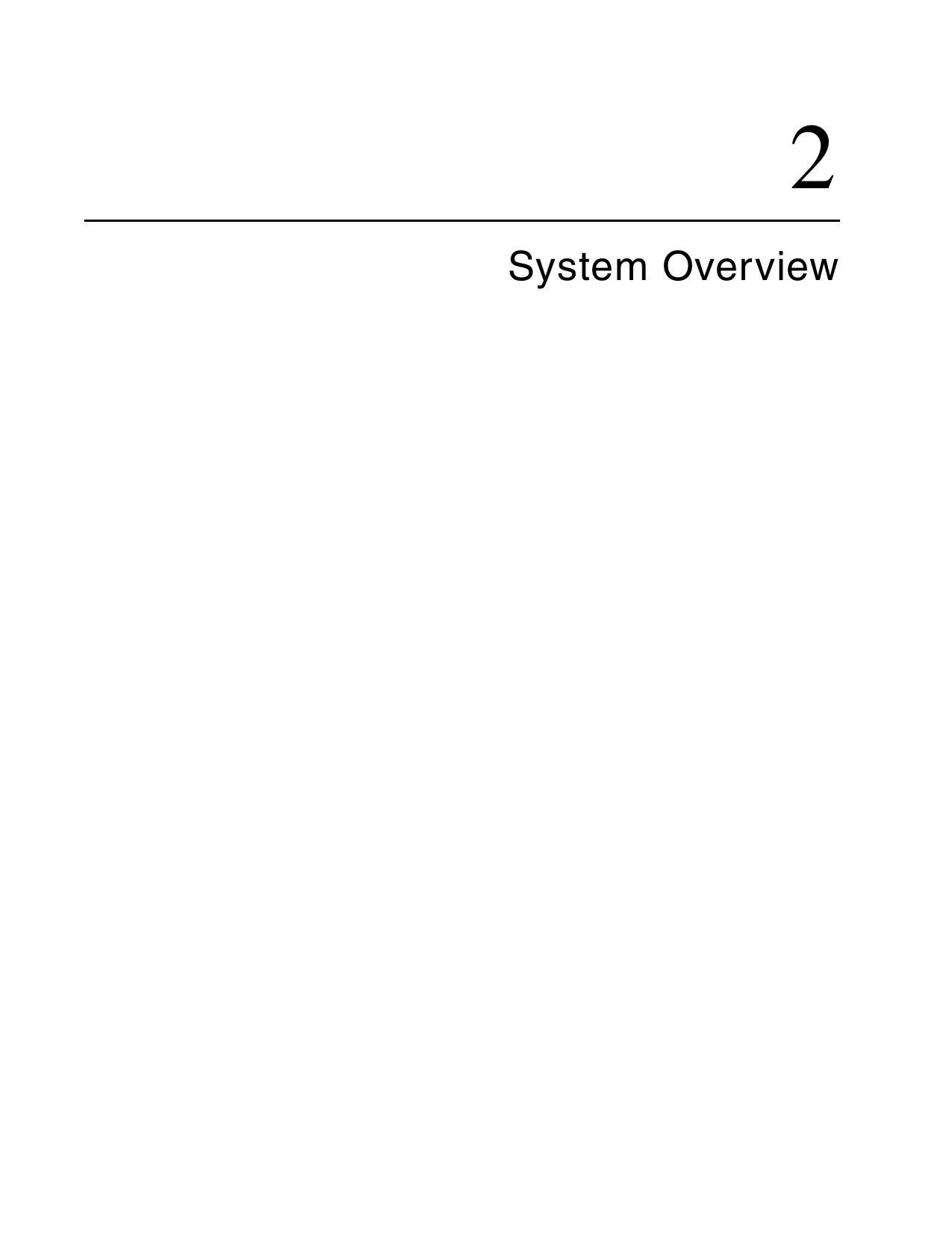 2System Overview