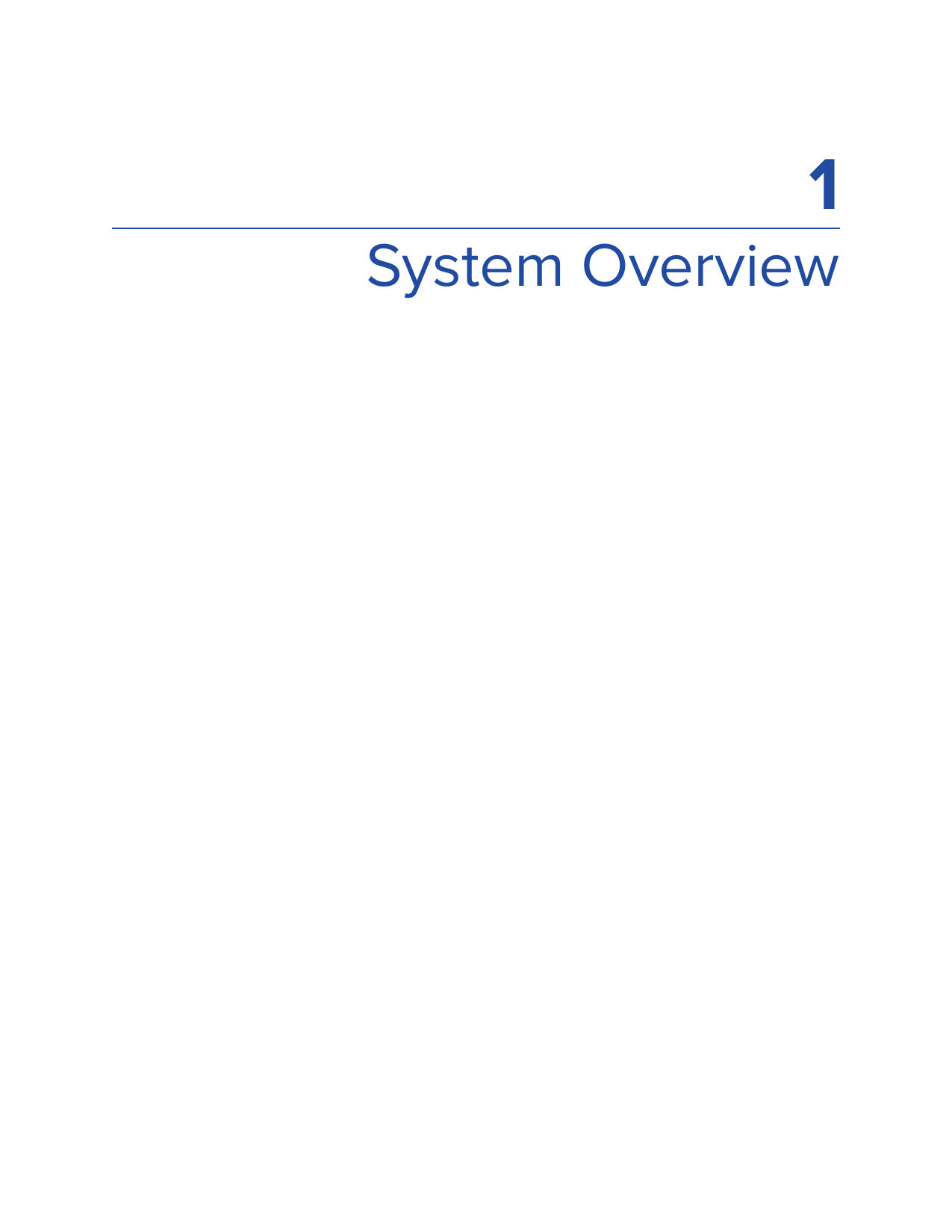 1System Overview