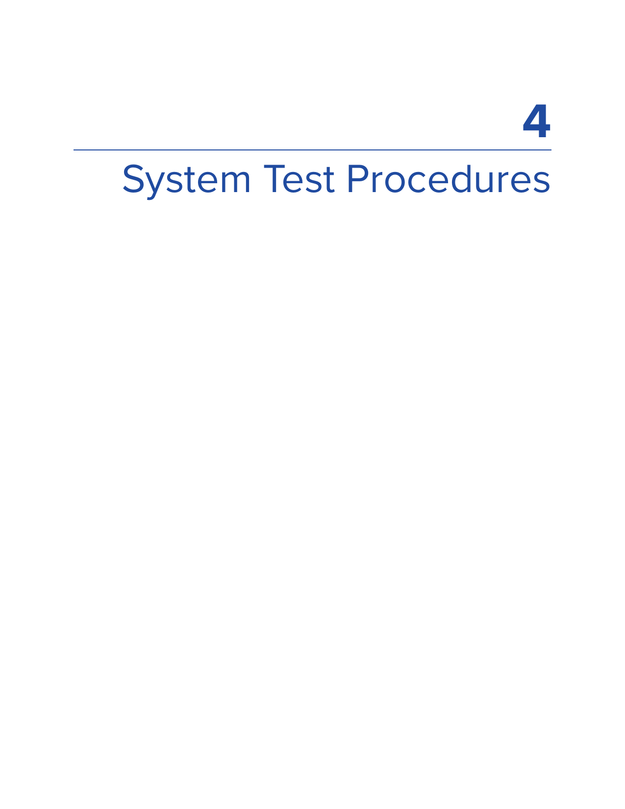 4System Test Procedures