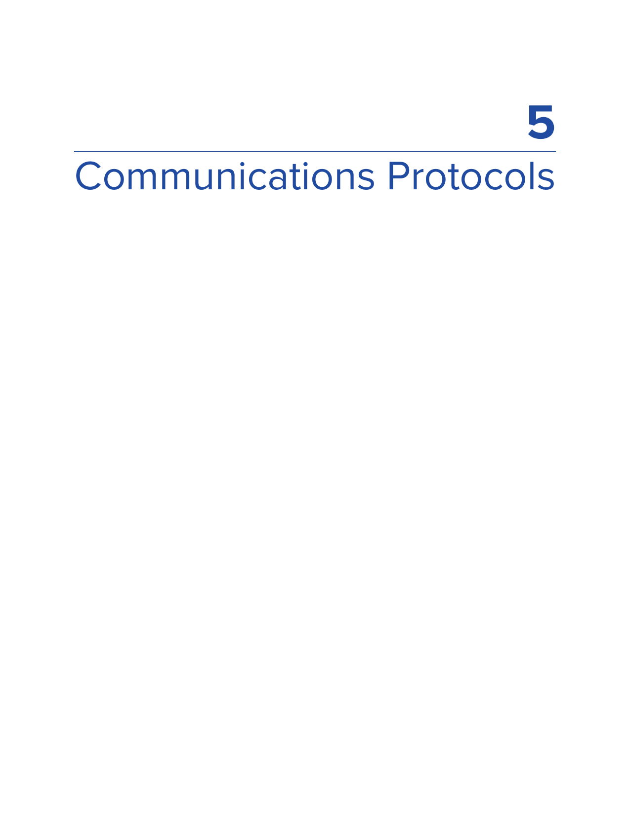 5Communications Protocols