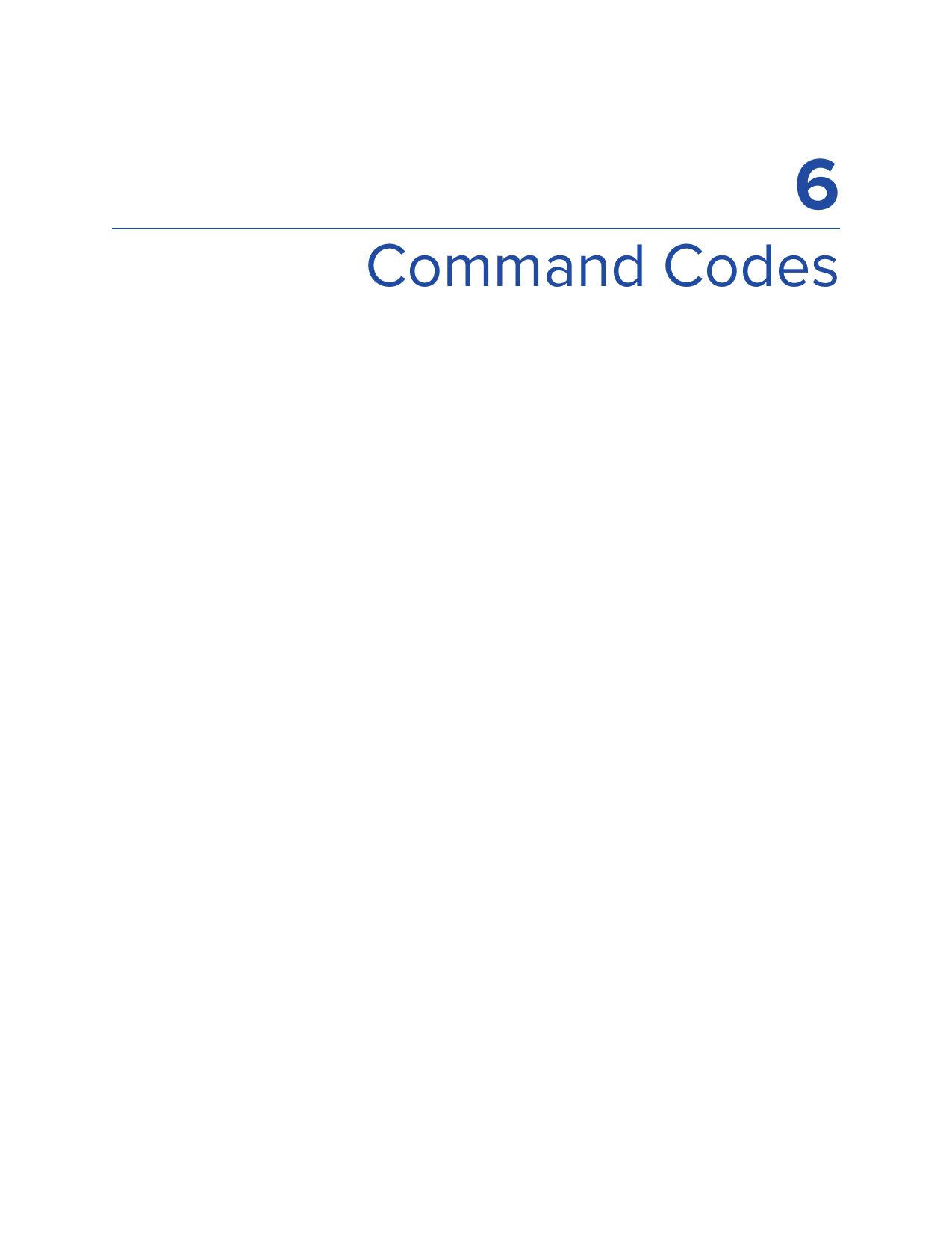 6Command Codes