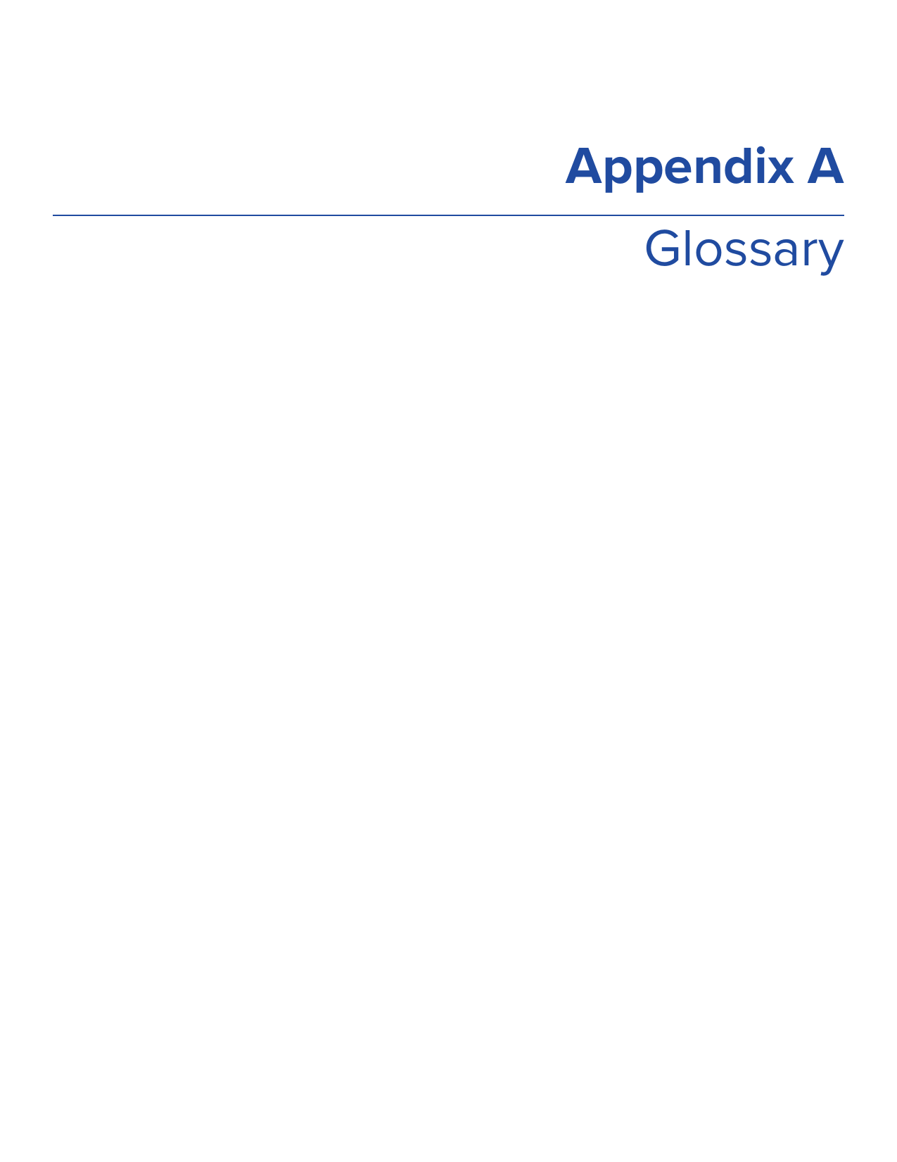 Appendix AGlossary