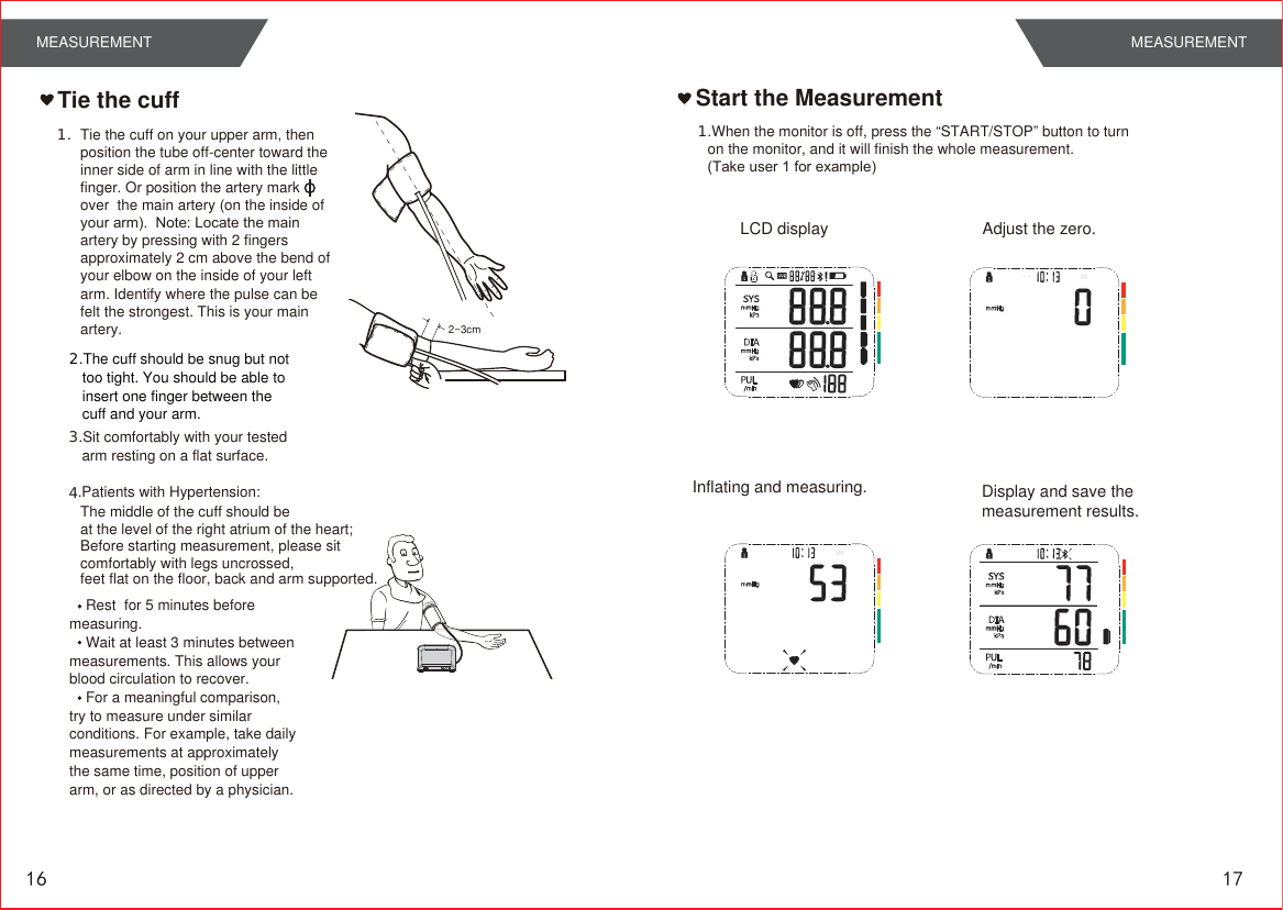 Page 10 of Transtek Medical Electronics TMB1583BS Blood Pressure Monitor User Manual TMB 1490 BT  CE                    2015 1 7       